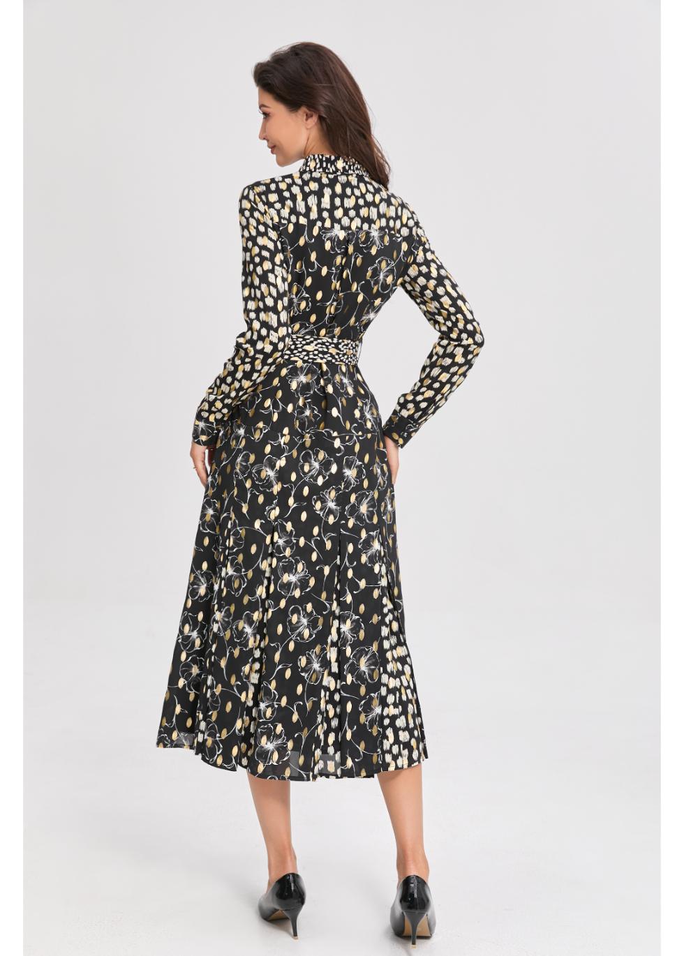 Midnight Luxe Midi Dress - MissFinchNYC