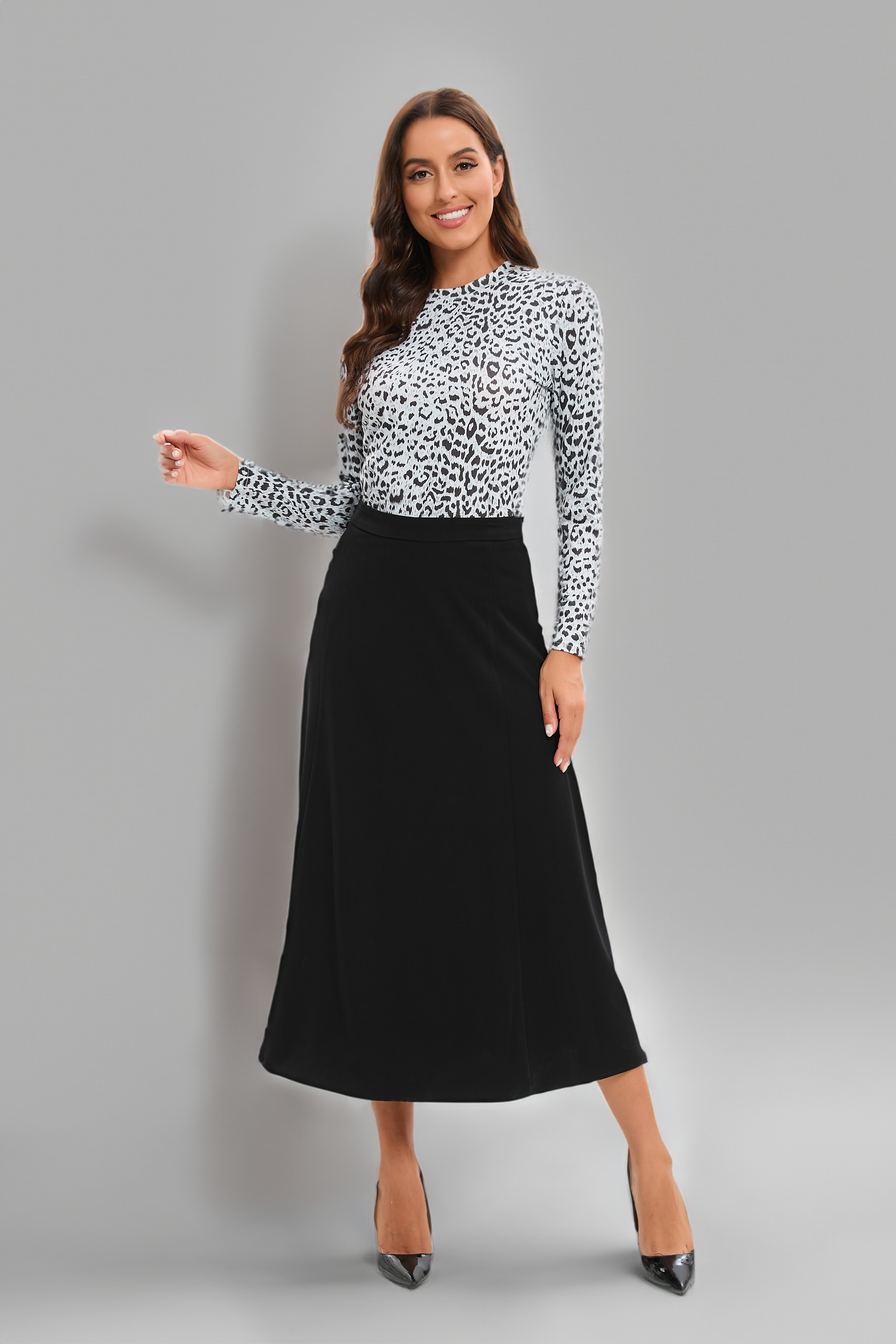 Midnight Midi Skirt - MissFinchNYC