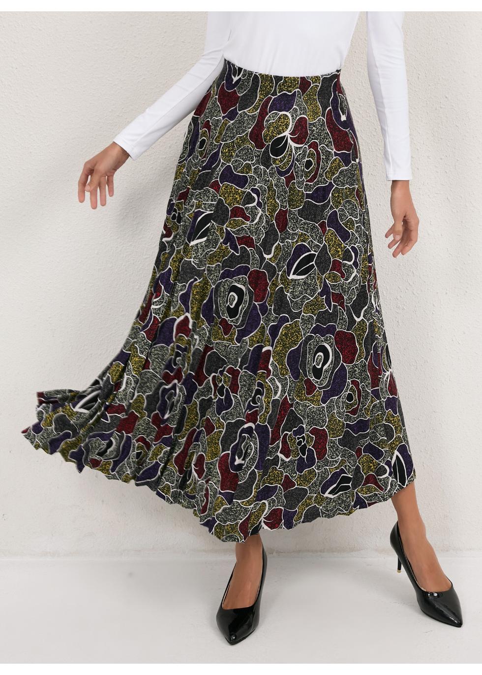 Mystic Petal Midi Skirt - MissFinchNYC