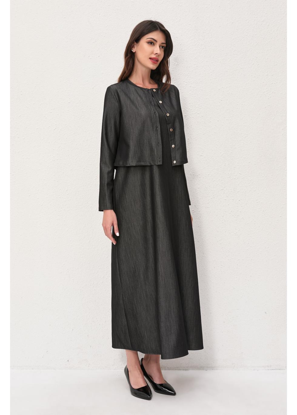 Noir Chic Two-Piece Set - MissFinchNYC