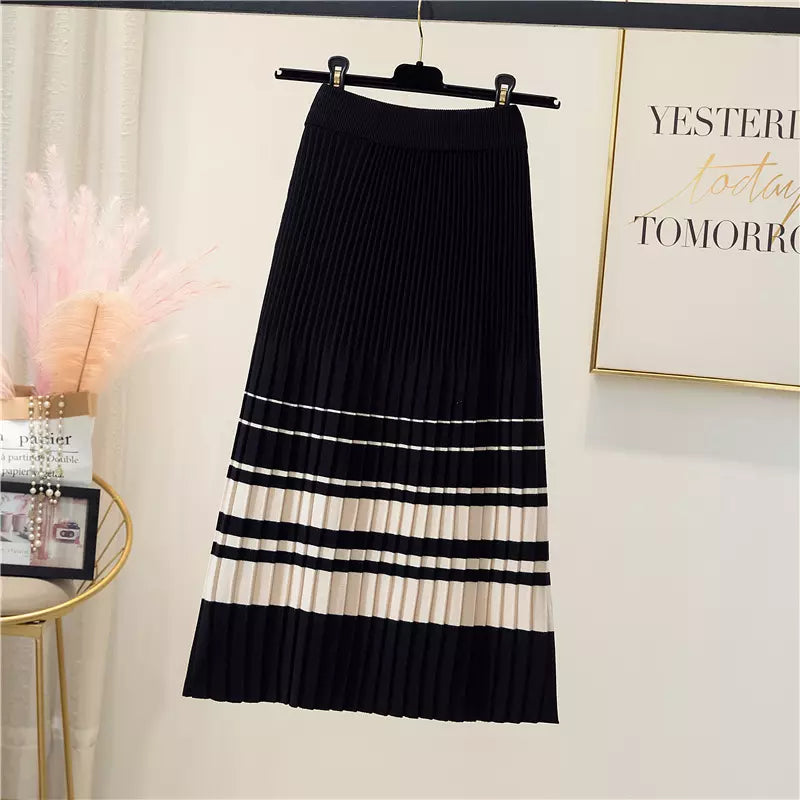 Midi Knitted 32" Skirt - MissFinchNYC
