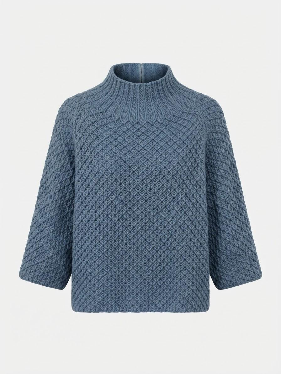 Made in Italy Wool & Alpaca Blend Chunky Knit Sweater