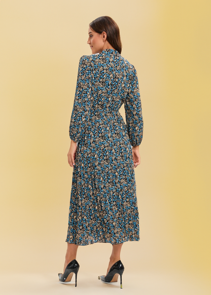 Azure Allure Midi Dress