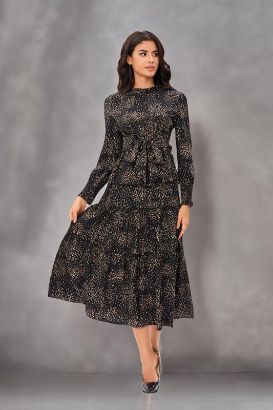 Mocha Elegance Midi Set