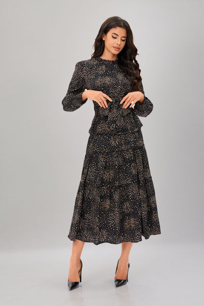 Mocha Elegance Midi Set