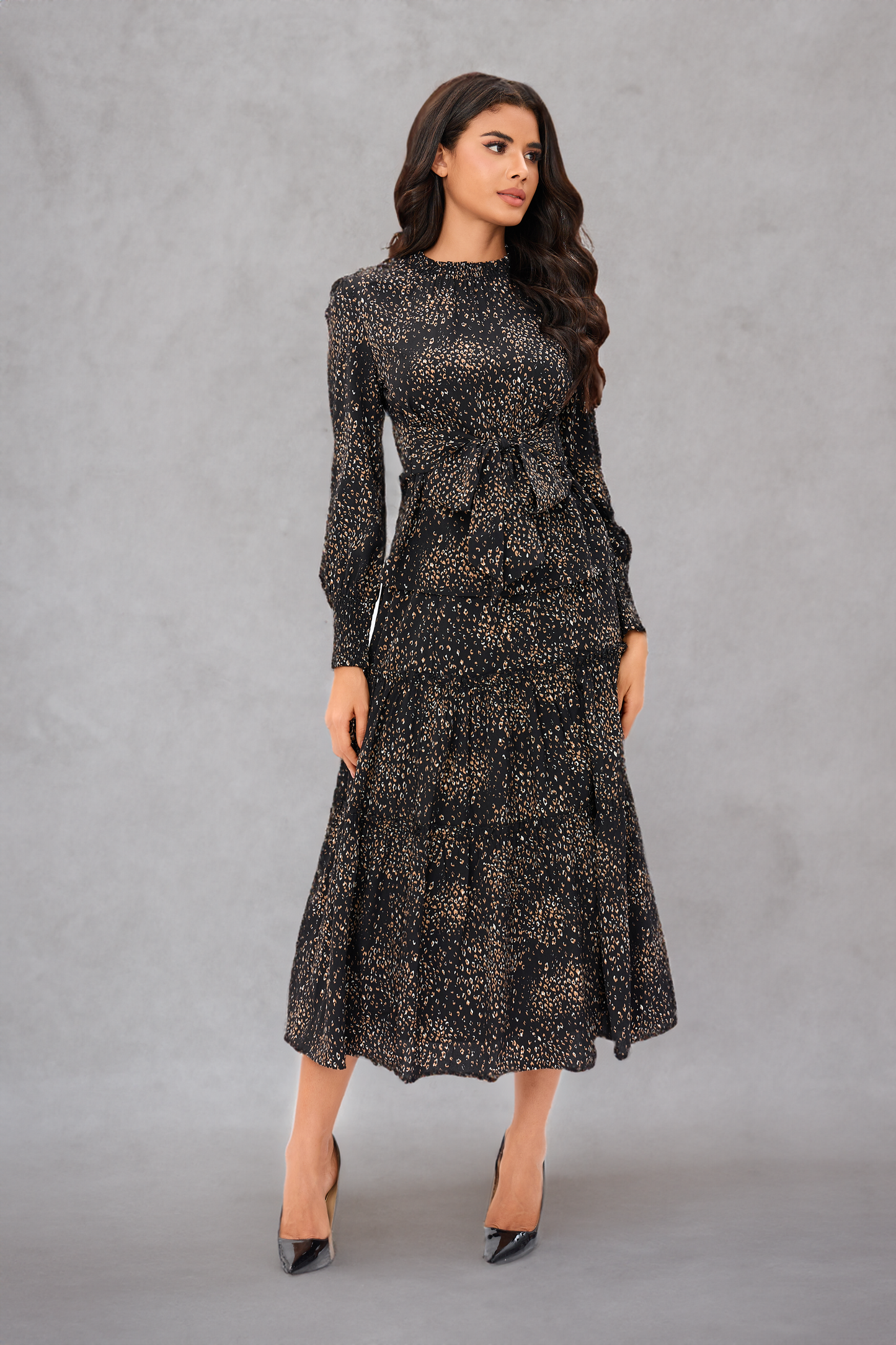Mocha Elegance Midi Set