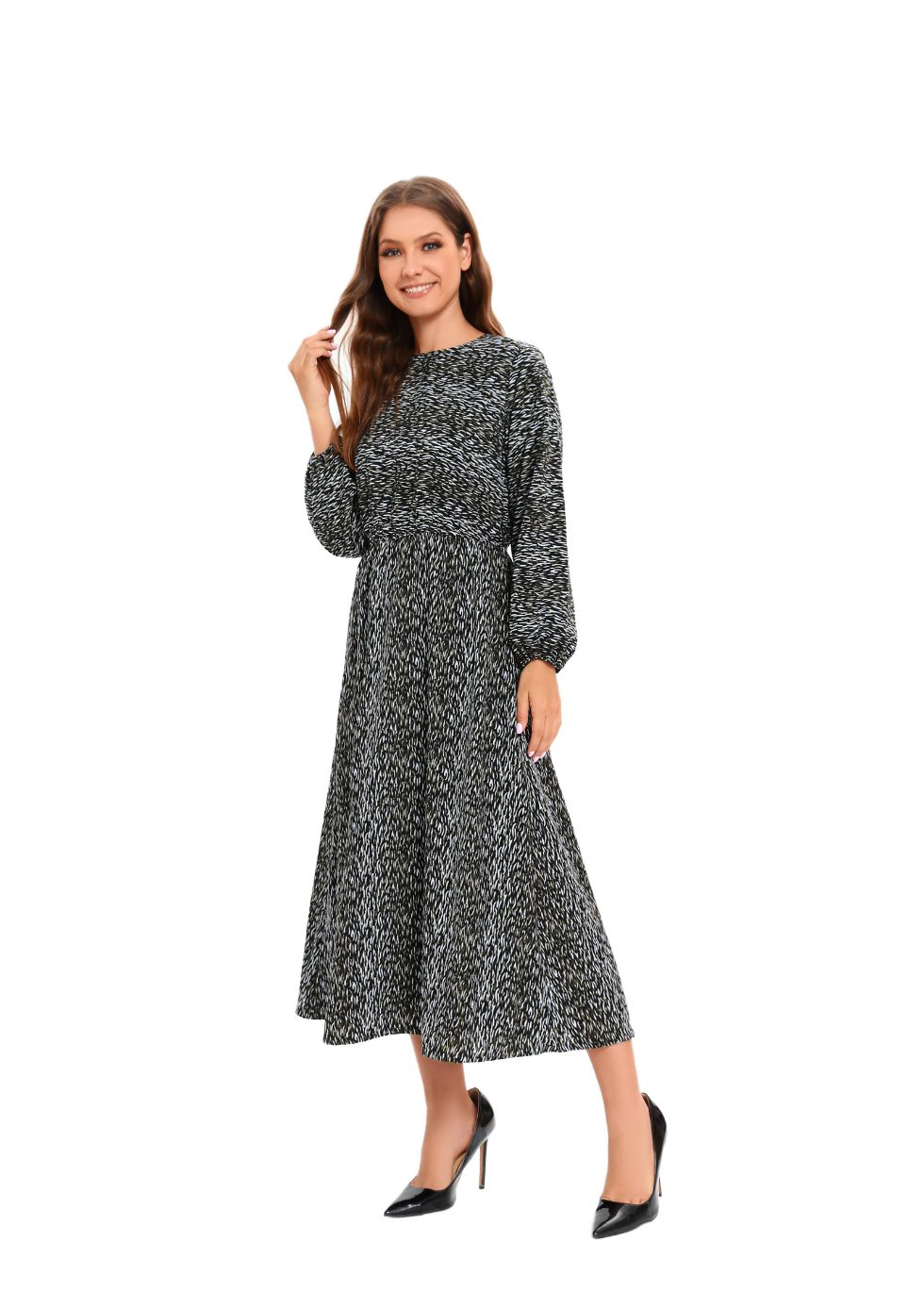 Twilight Grove Midi Dress