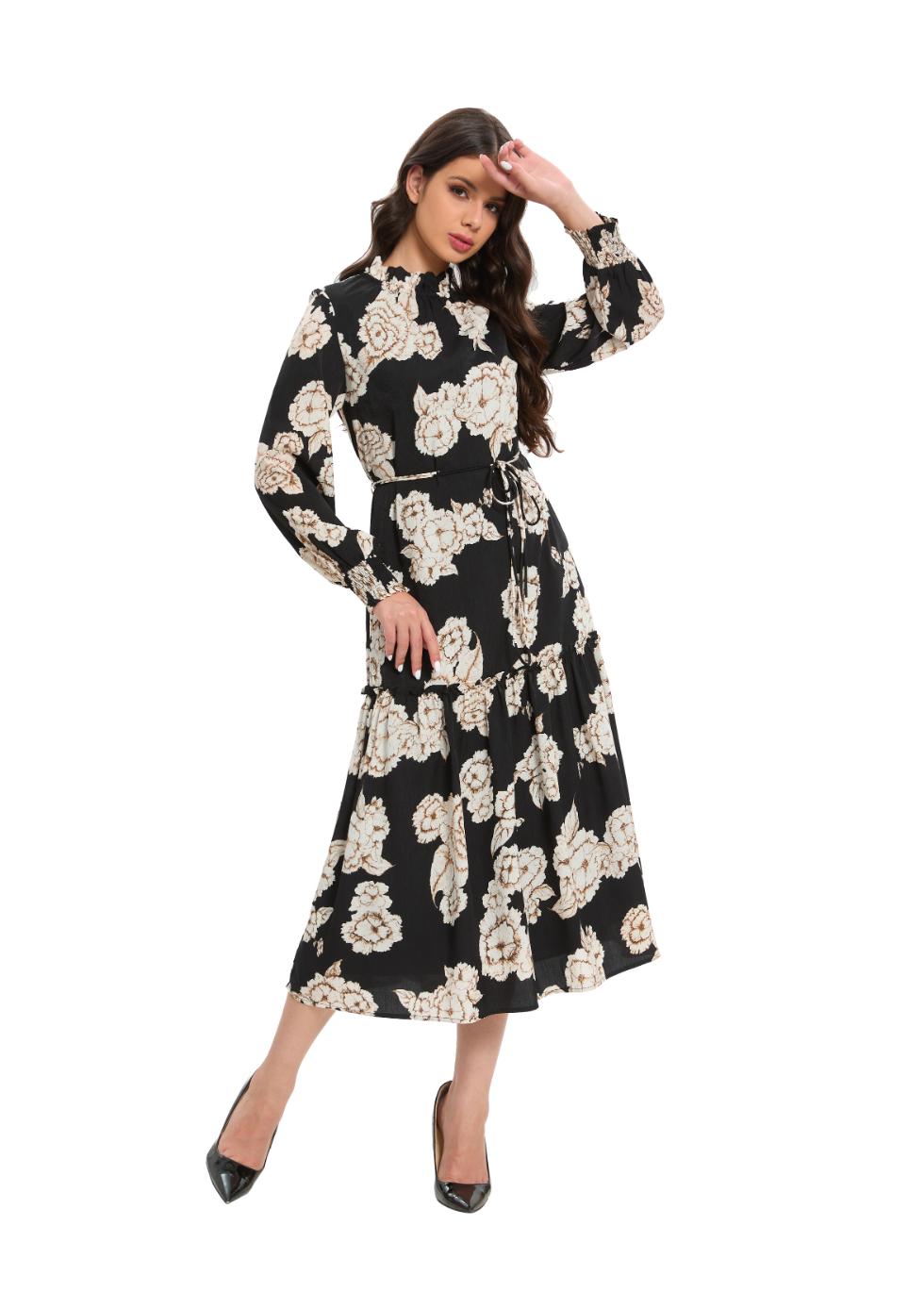 Timeless Bloom Midi Dress