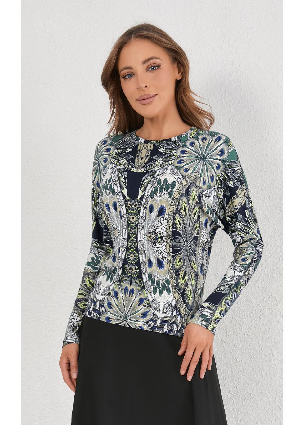 Verdant Mirage Knit Top