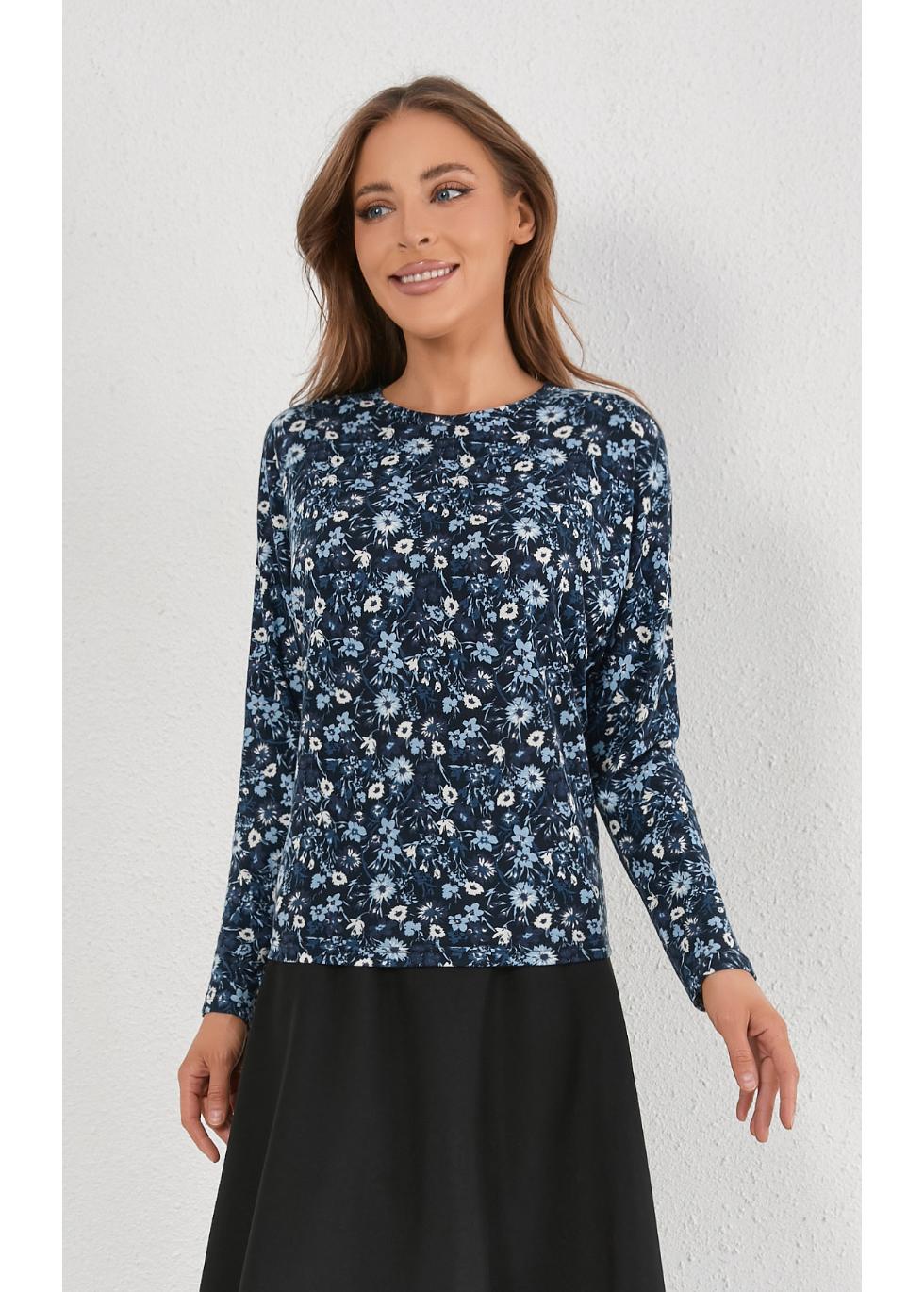 Midnight Garden Knit Top
