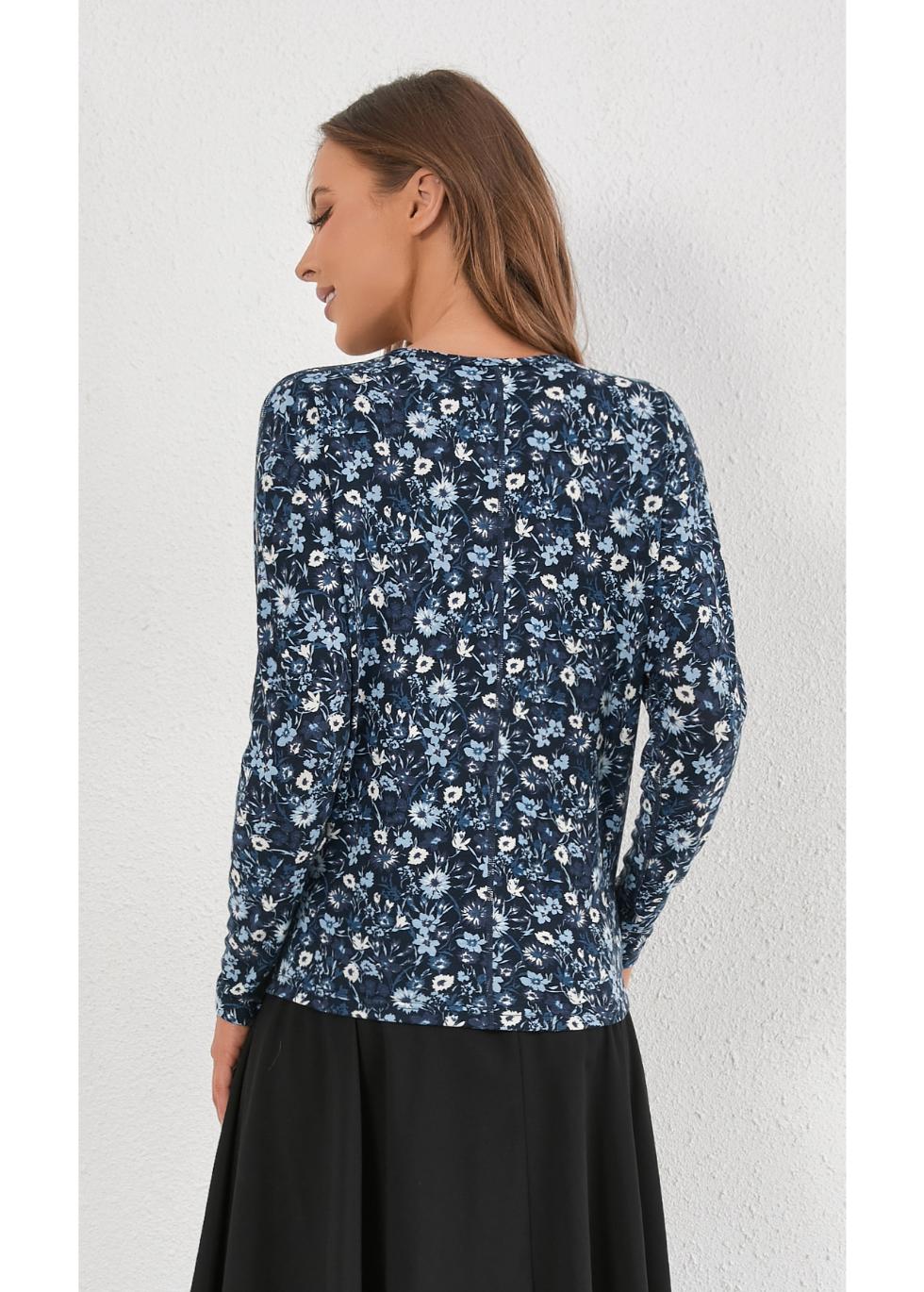 Midnight Garden Knit Top