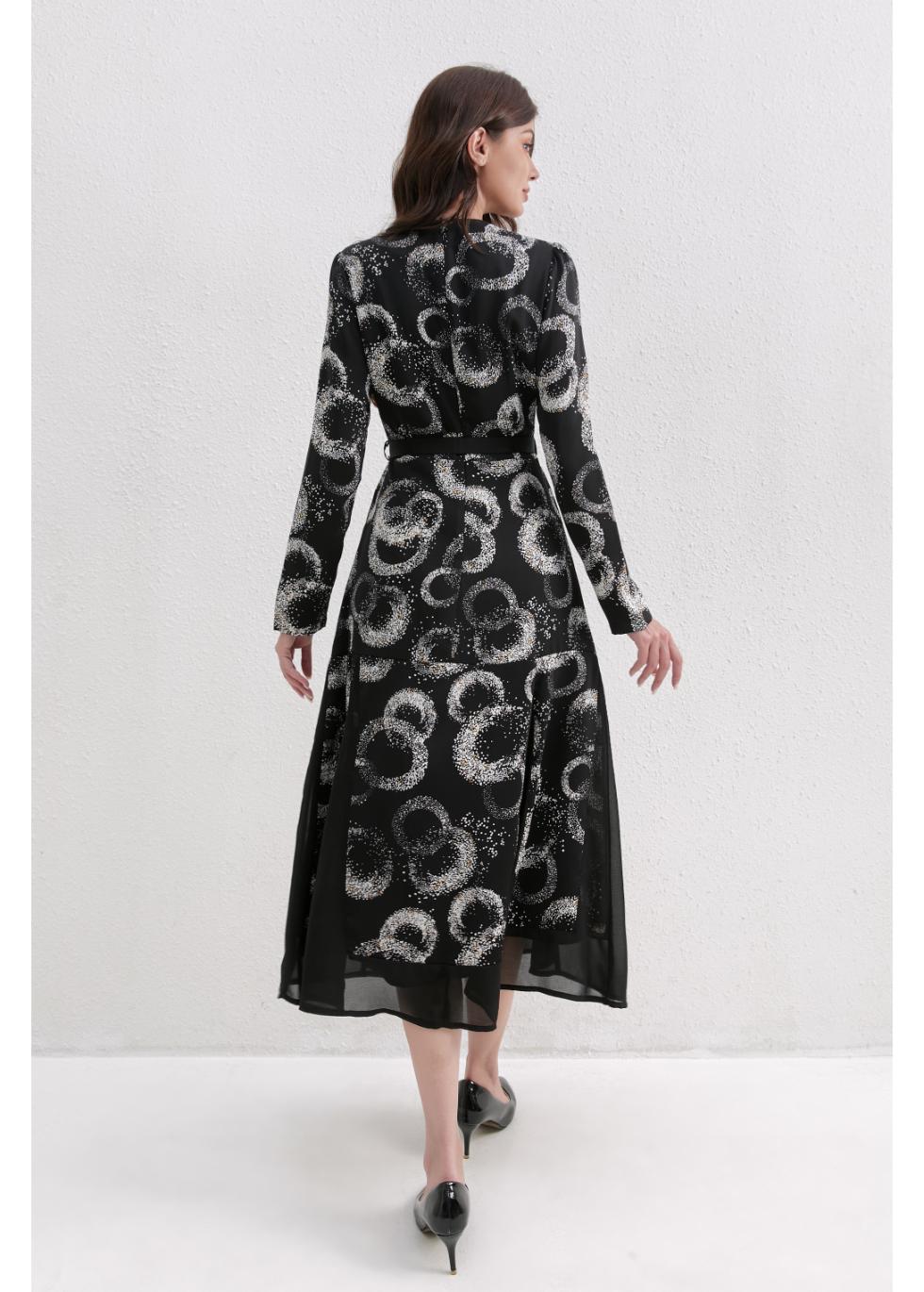 Celestial Swirl Midi Dress - MissFinchNYC