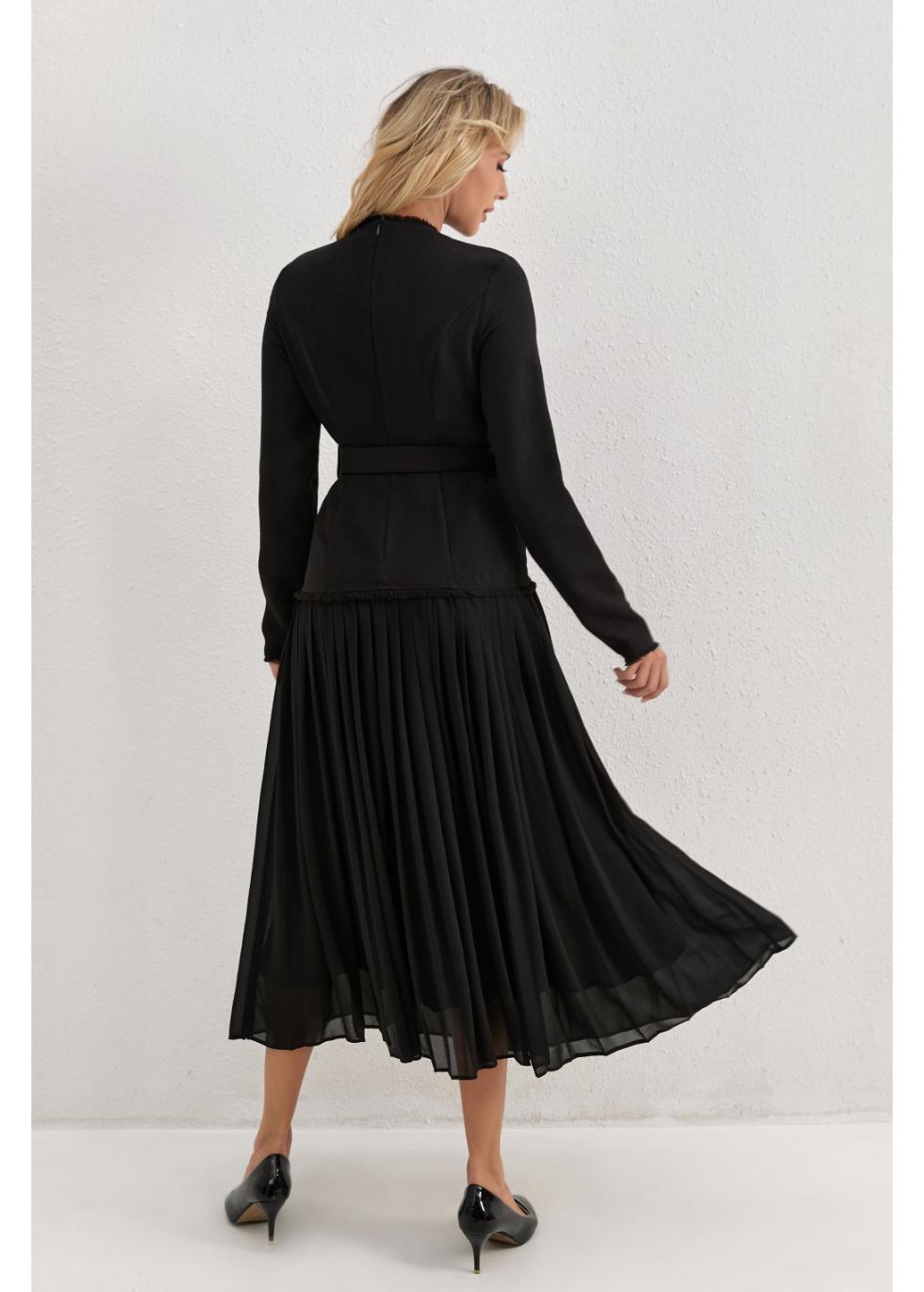 Obsidian Garden Midi Dress - MissFinchNYC