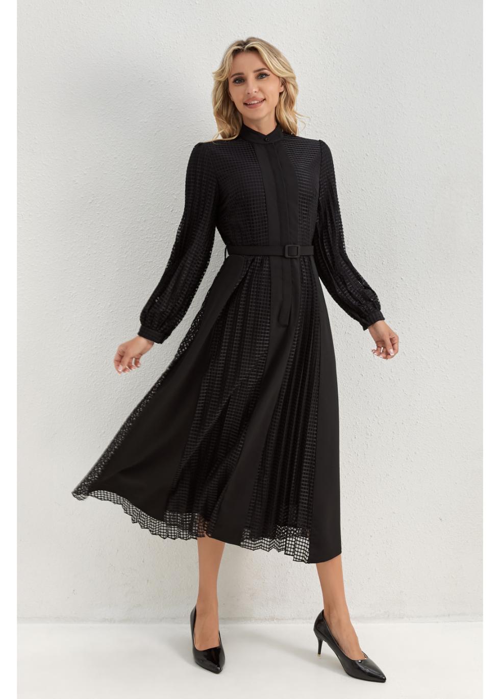 Nocturne Bloom Midi Dress - MissFinchNYC