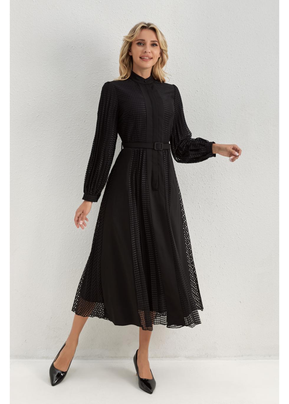 Nocturne Bloom Midi Dress - MissFinchNYC