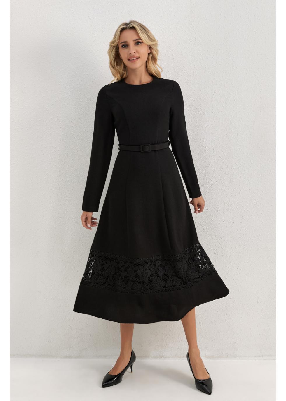Midnight Atelier Midi Dress - MissFinchNYC