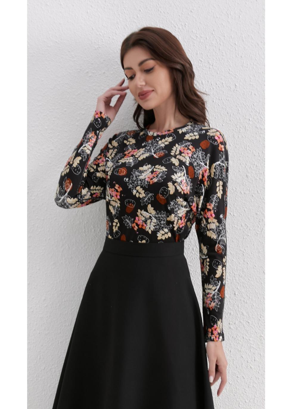 Midnight Garden Blouse - MissFinchNYC
