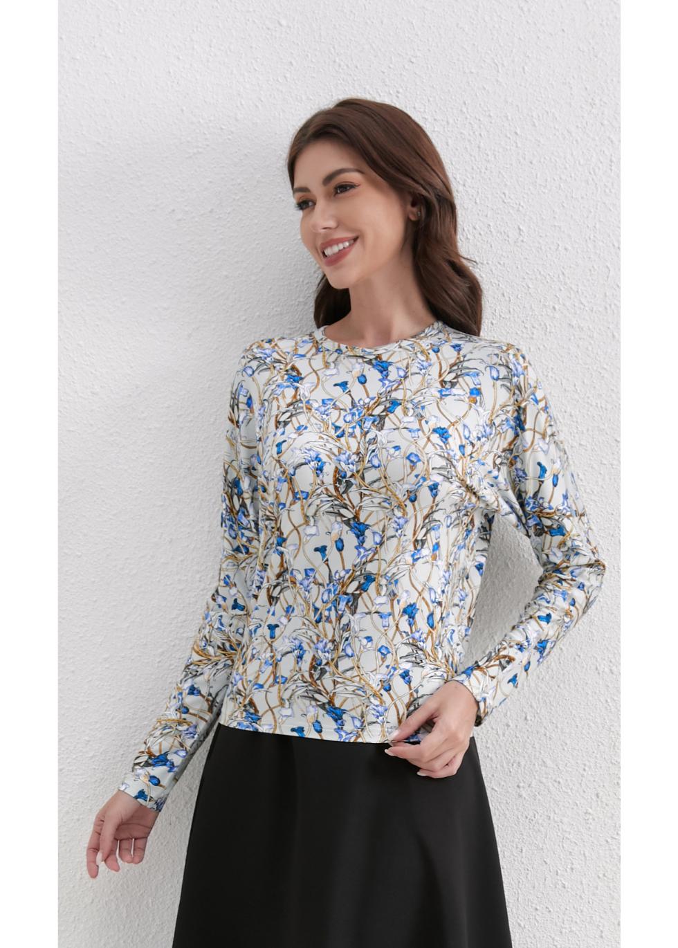 Azure Link Blouse - MissFinchNYC