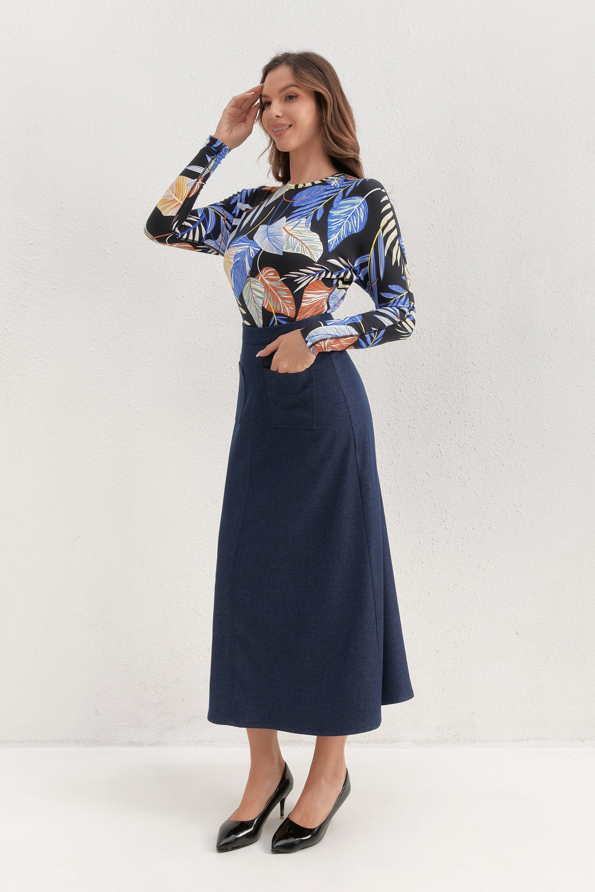 Midnight Tropic Top