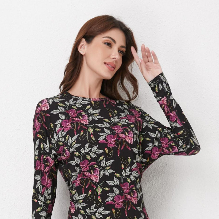 Plum Garden Knit Top - MissFinchNYC