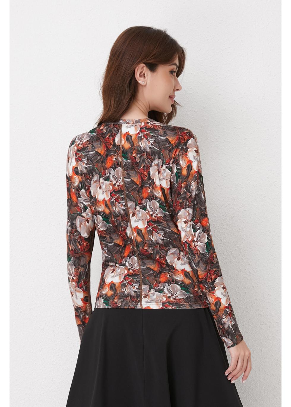 Autumn Bloom Knit Top