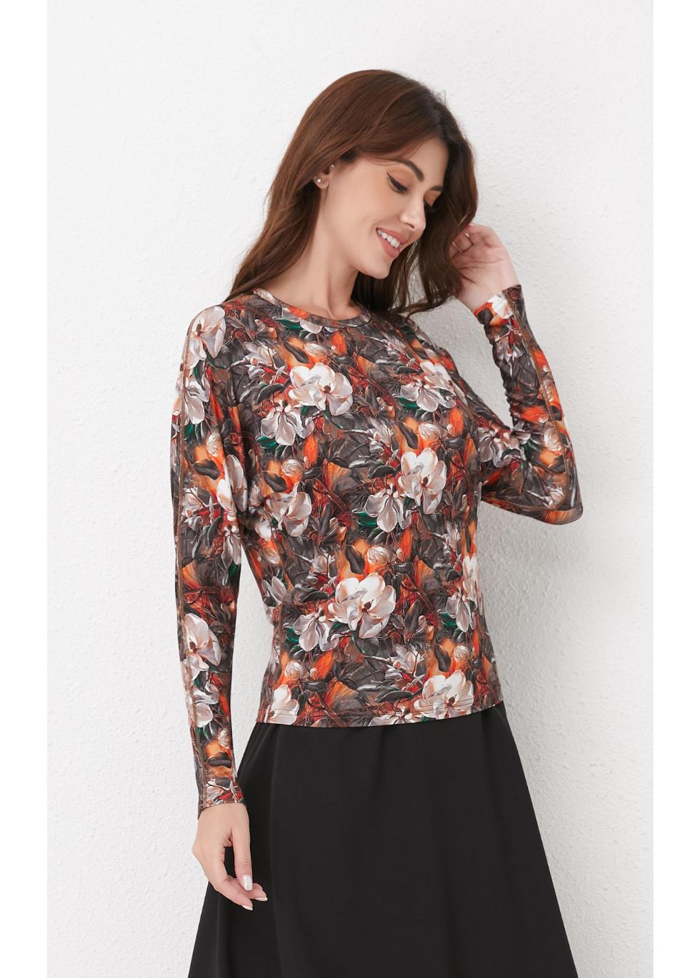 Autumn Bloom Knit Top