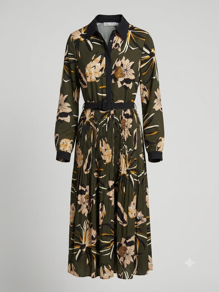 The Classic Lined Longline Midi Dress