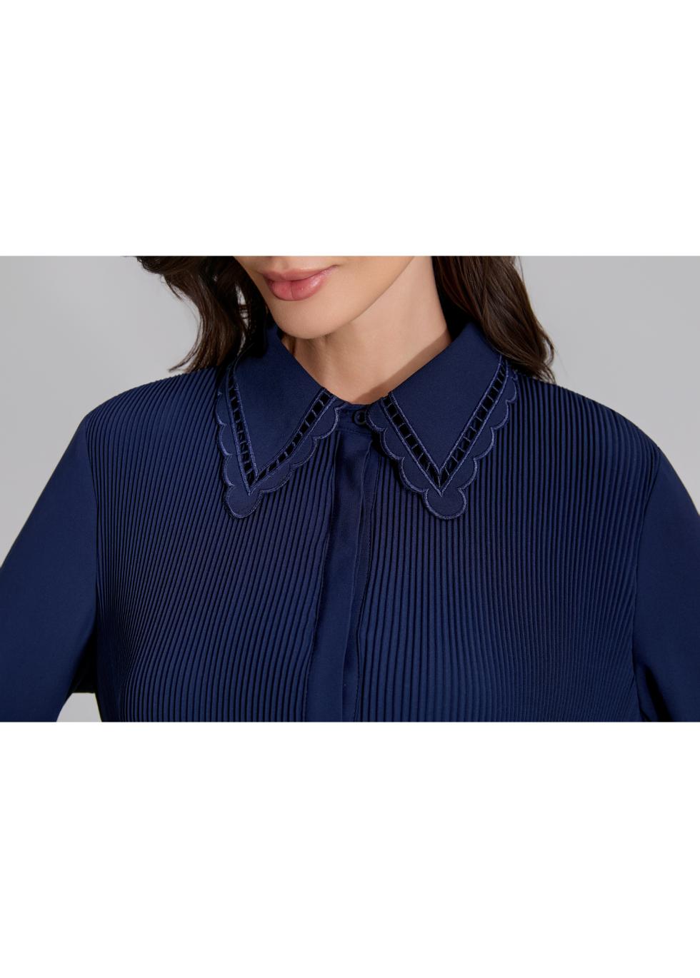 Royal Grace Pleated Midi Dress - MissFinchNYC