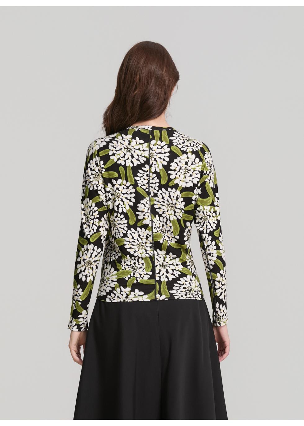 Midnight Garden Black/White Floral