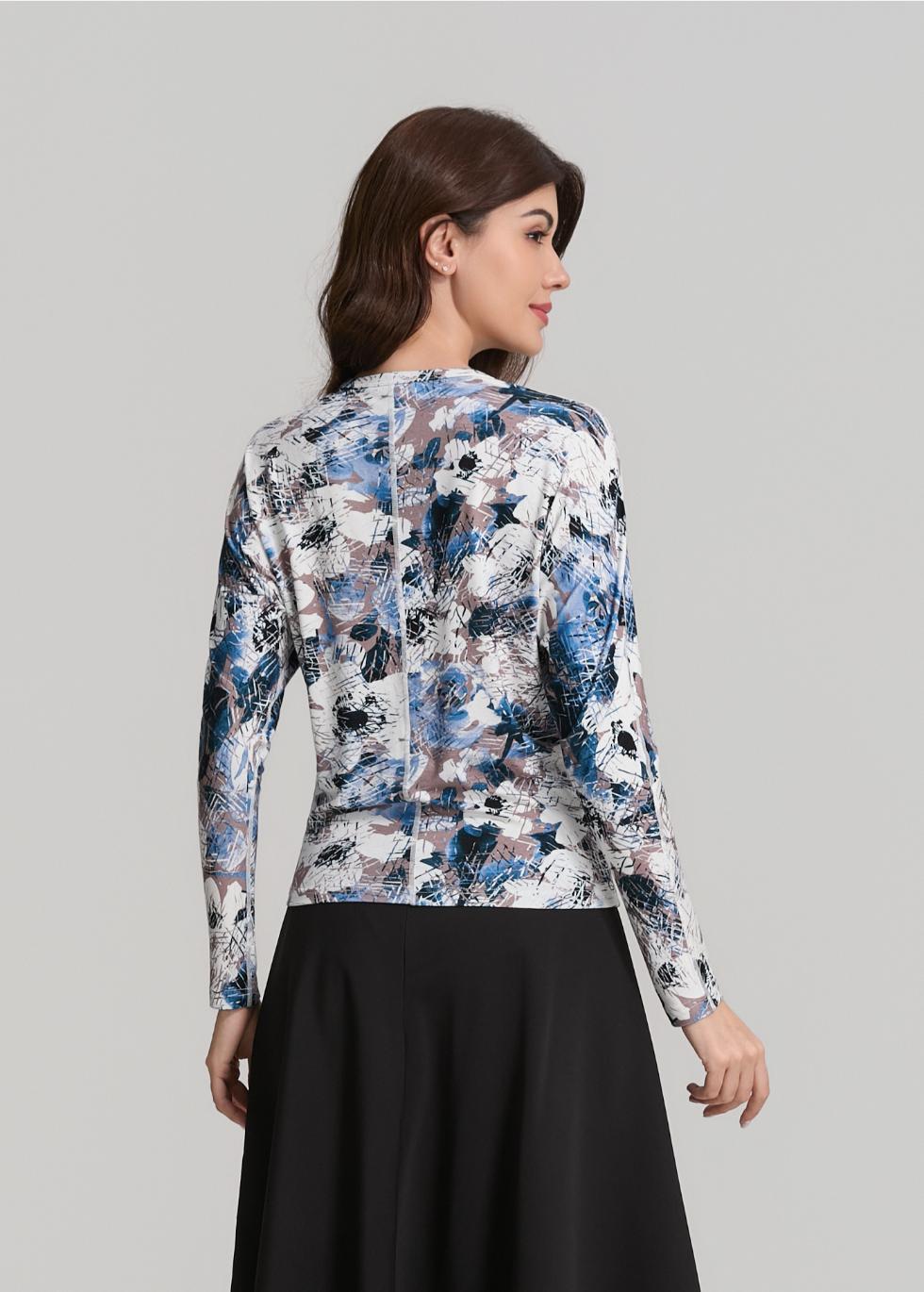 Ocean Abstract or Blue/Brown Ikat