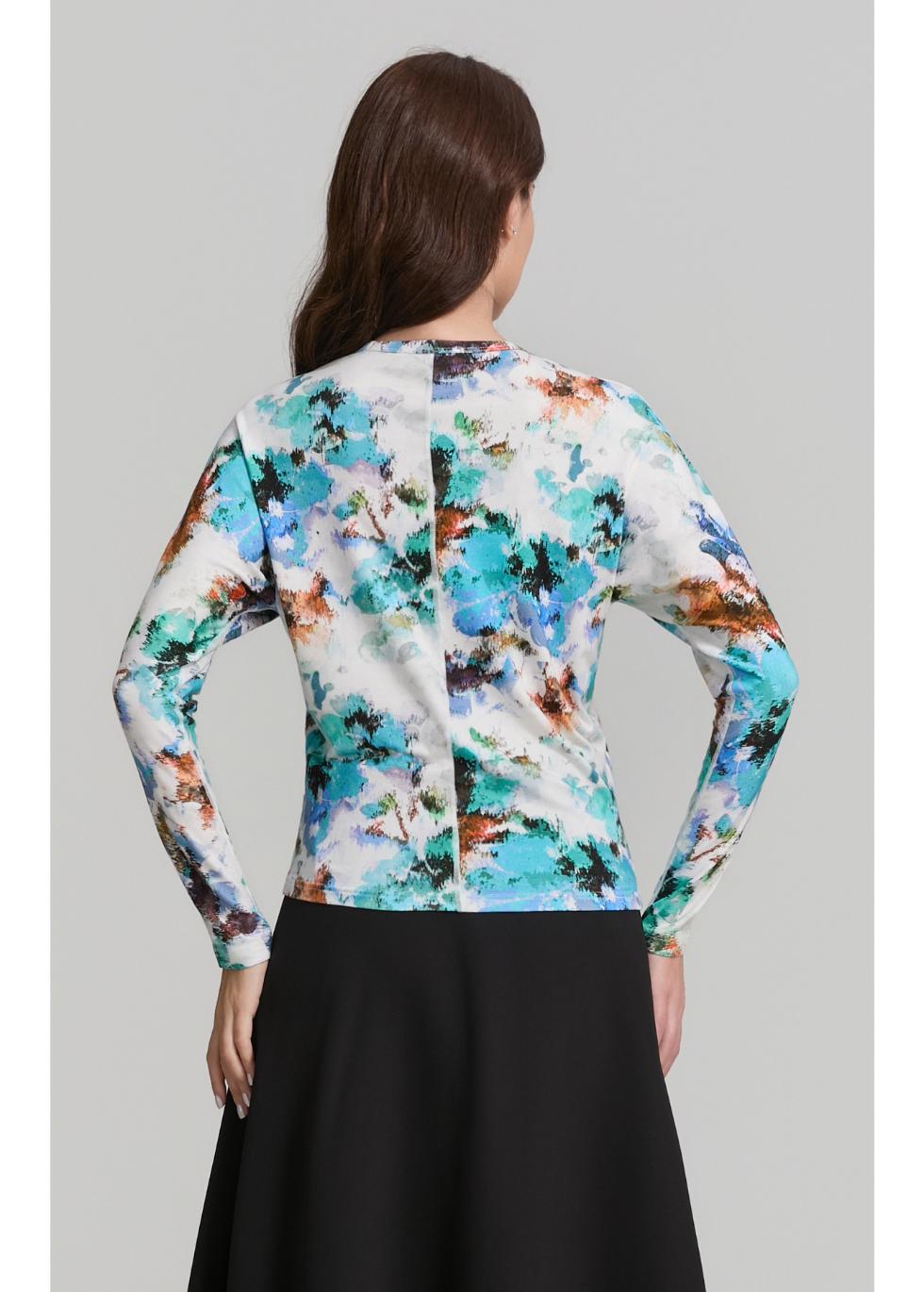 Turquoise Splash or White/Green Abstract