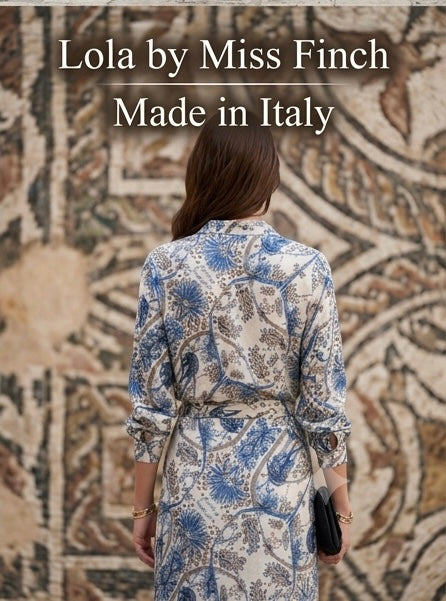 The Floral Blouse & Maxi Skirt Linen Set