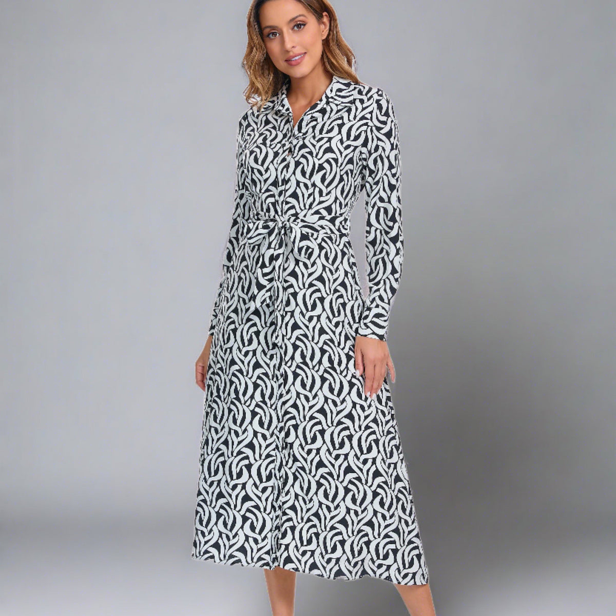 Black and White Mystic Dress
