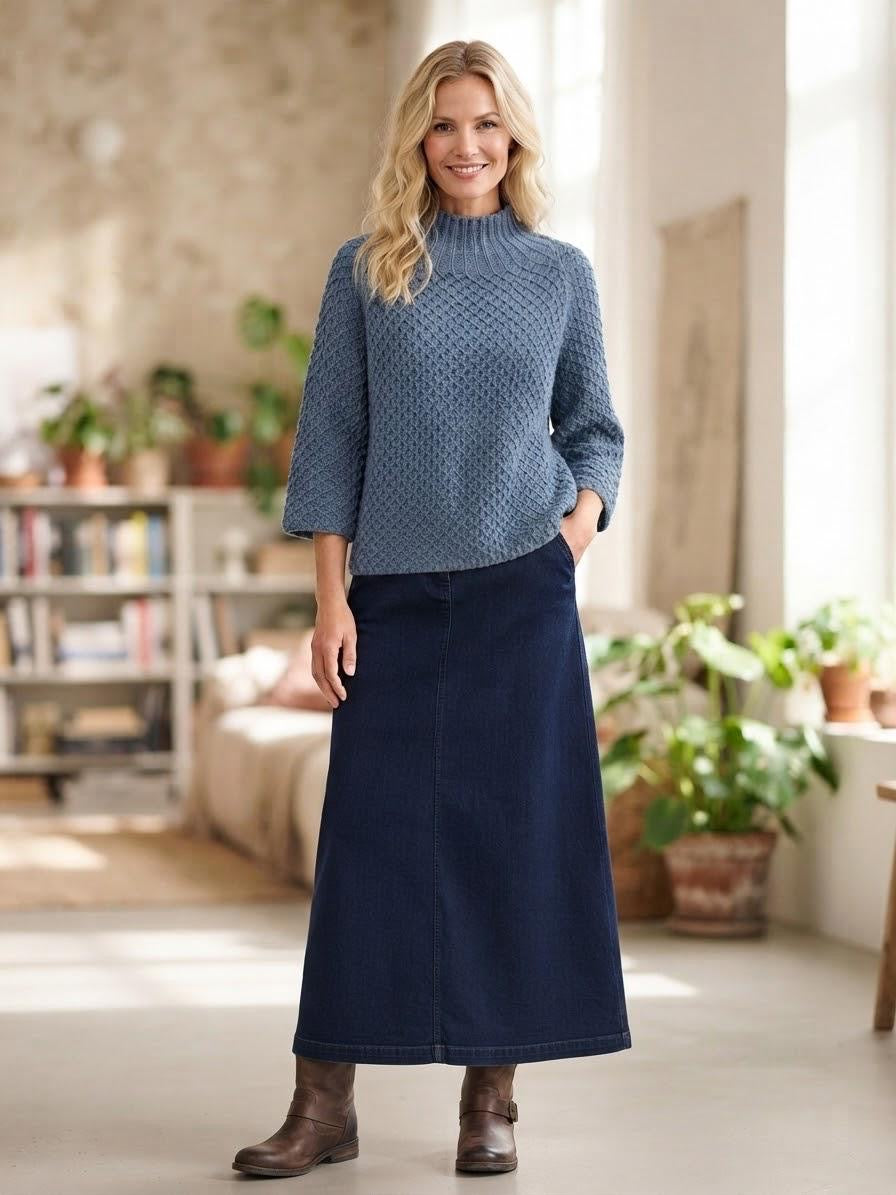 Made in Italy Wool & Alpaca Blend Chunky Knit Sweater
