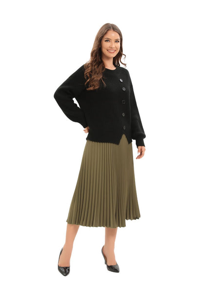 Long Sleeve Mix & Match Stylish Sweater - MissFinchNYC