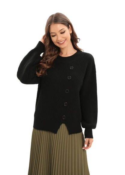 Long Sleeve Mix & Match Stylish Sweater - MissFinchNYC