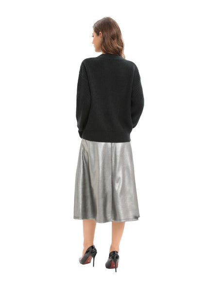 Long Sleeve Mix & Match Stylish Sweater - MissFinchNYC