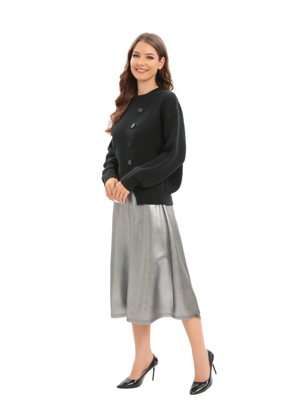 Long Sleeve Mix & Match Stylish Sweater - MissFinchNYC