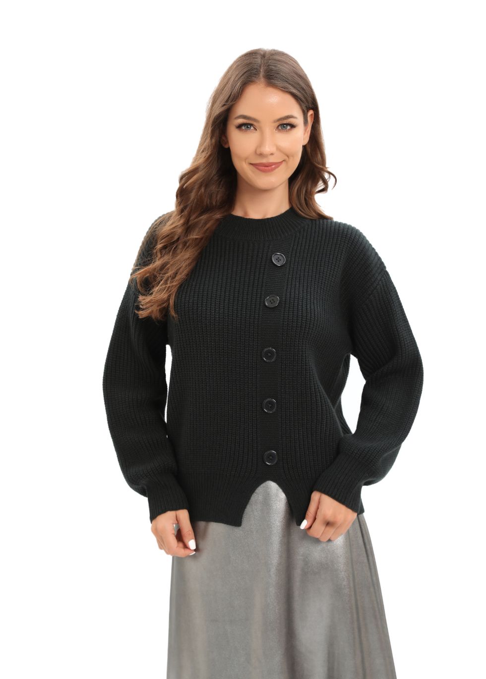Long Sleeve Mix & Match Stylish Sweater - MissFinchNYC