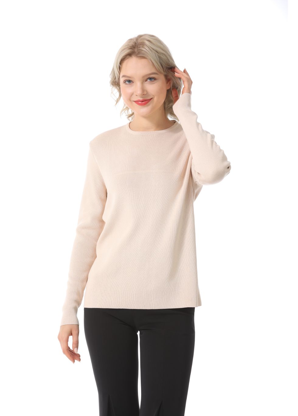 Essential Long Sleeve Sweater - MissFinchNYC